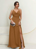 Vestido Longo Frente Única Larissa NM Nana Marie Vestido Frente Única