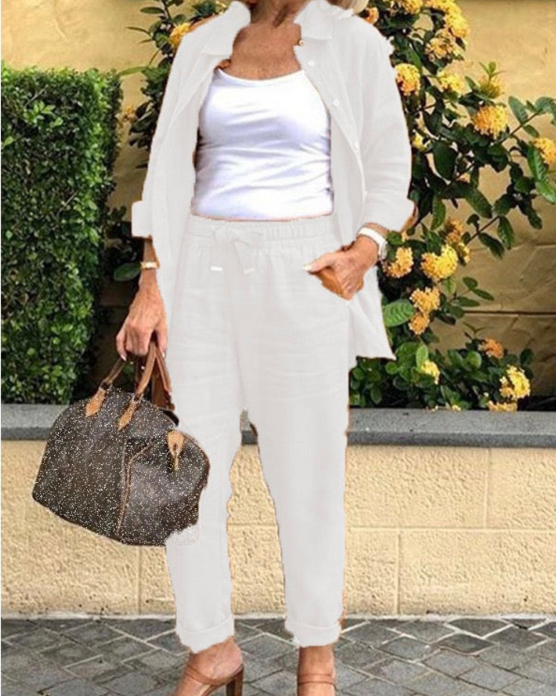 Conjunto com Botão Isabele